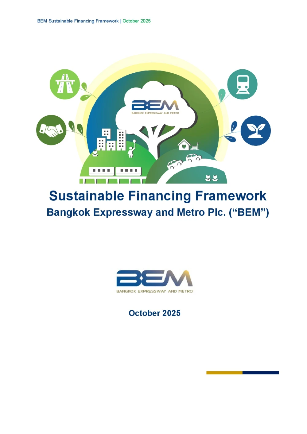 Sustainable Financing Framework